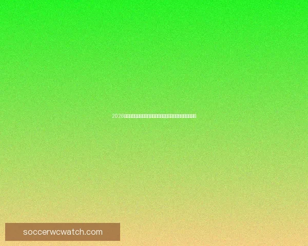 2026世界杯积分榜最新格局与各队出线形势全面深度解析与前景展望